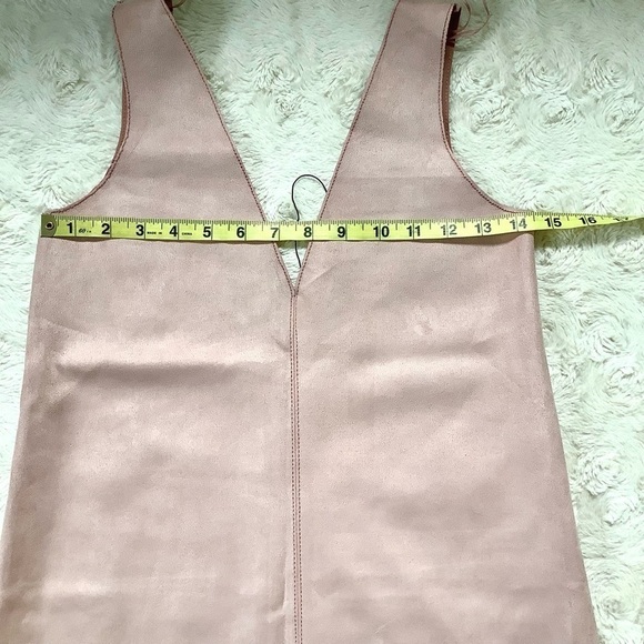ZARA Suede Effect Dress - Picture 4 of 8